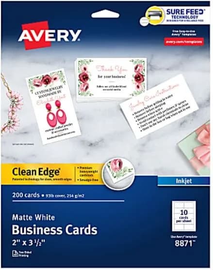 Avery Business Card Paper
					무빙세일
					La 한인타운