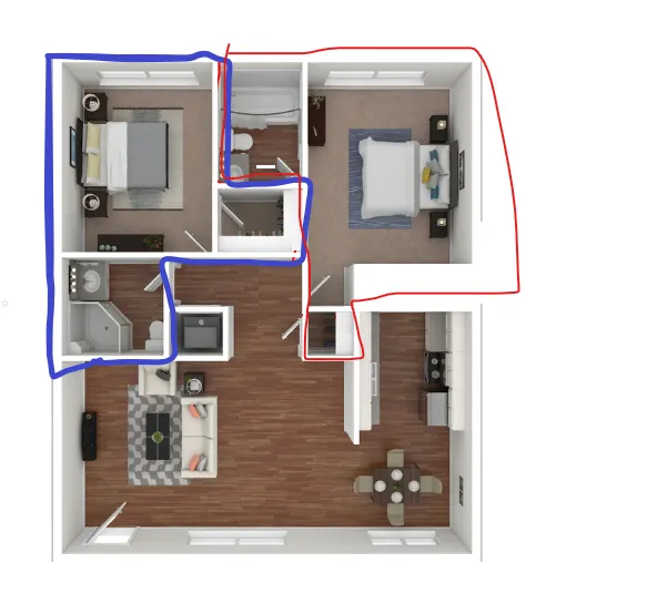 얼바인, 터스틴, 산타애나 1b 1b 마스터룸+private bath+ utility
					룸메이트
					Santa Ana's preview 2