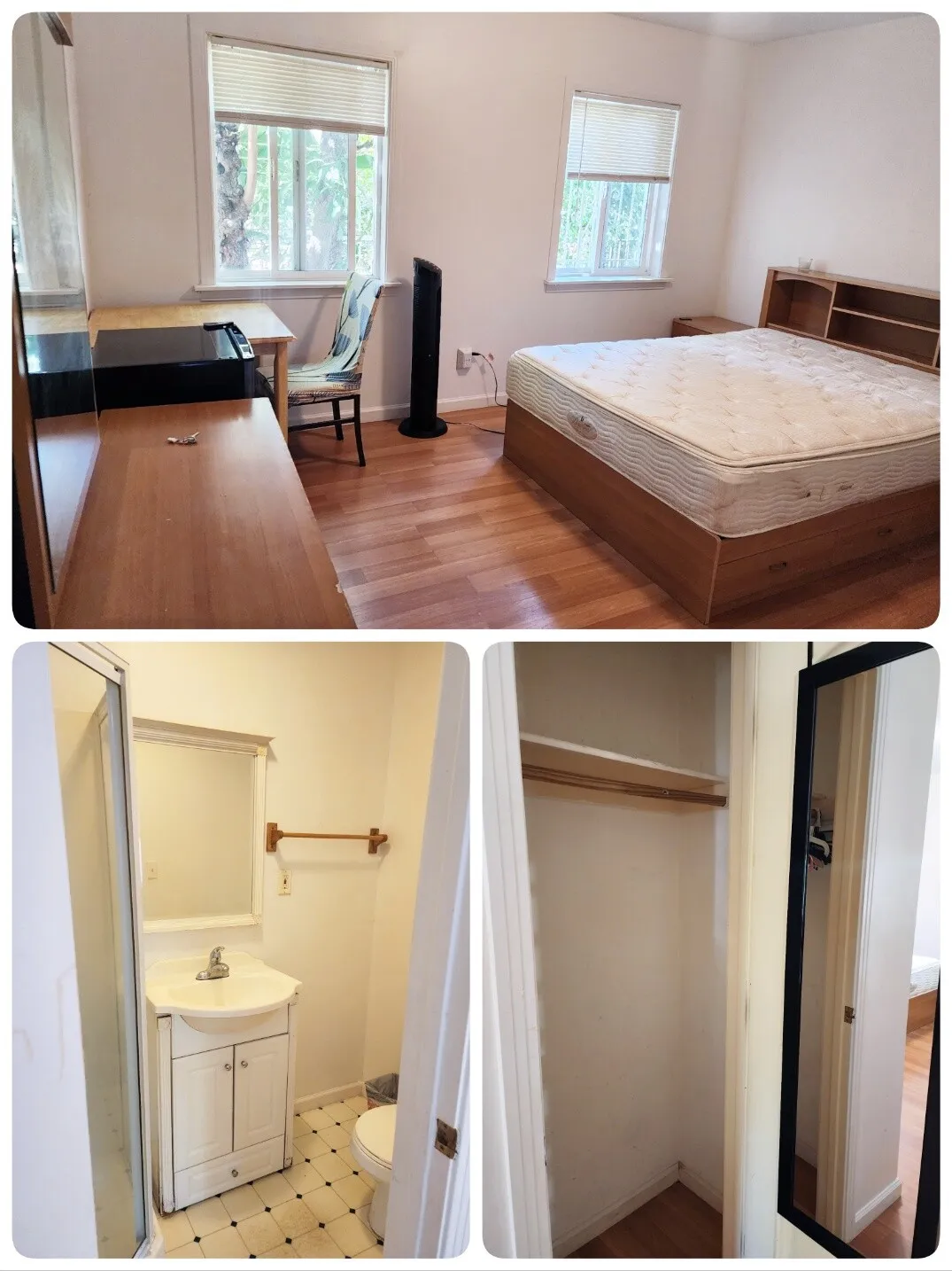 한국마켓 앞 화장실 샤워 Room +bathroom Parking +100 파킹하시면 100불 추가 방안에 옷장, 샤워부스,화장실 생활에 필요한 가구 완비되어있습니다. (침대,책상,냉장고, 선풍기, 히터 포함) , 이불 고속인터넷 설치되어있읍니다. 공동주방( 식기도구 일체 준비 되어있습니다) 코인세탁기입니다. 모든 유틸리티포함 계약기간 (month to month) 한달 디파짓 한달계약은 $1000 한국 마켓, 도보 3분거리 1인 1실 입니다 ( 친구초
하숙/민박
Los Angeles's preview 0